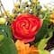 20" Orange & Yellow Ranunculus & Rose Spring Wreath